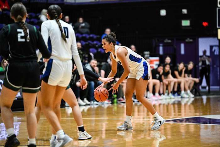 South Medford West Salem 6A Oregon girls basketball quarterfinal Naji Saker -45